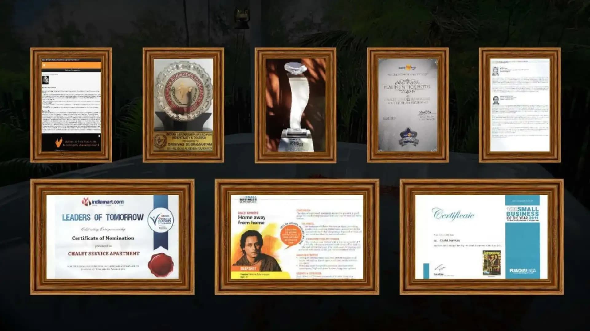 Award recognition