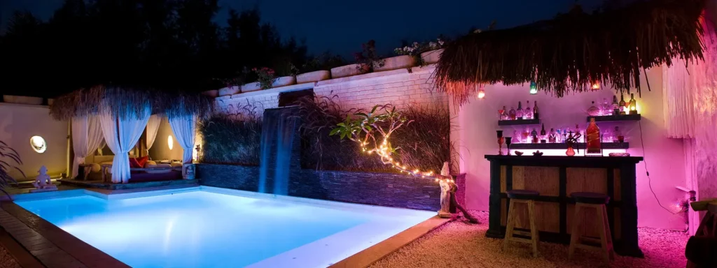 Exclusive luxury private pool villa in Bangalore curated by Jade Hospitainment for elite group retreats