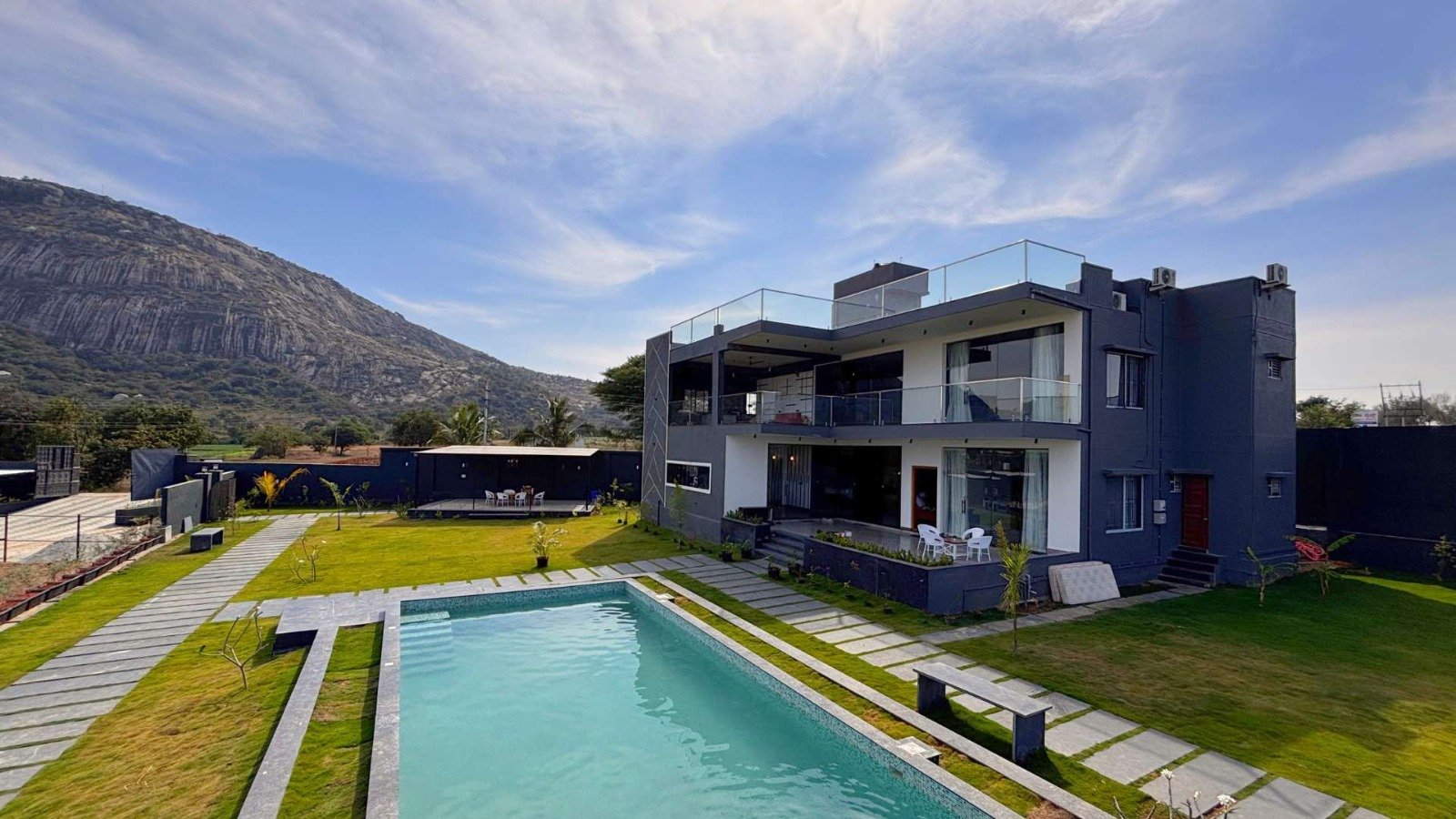 villa with private pool