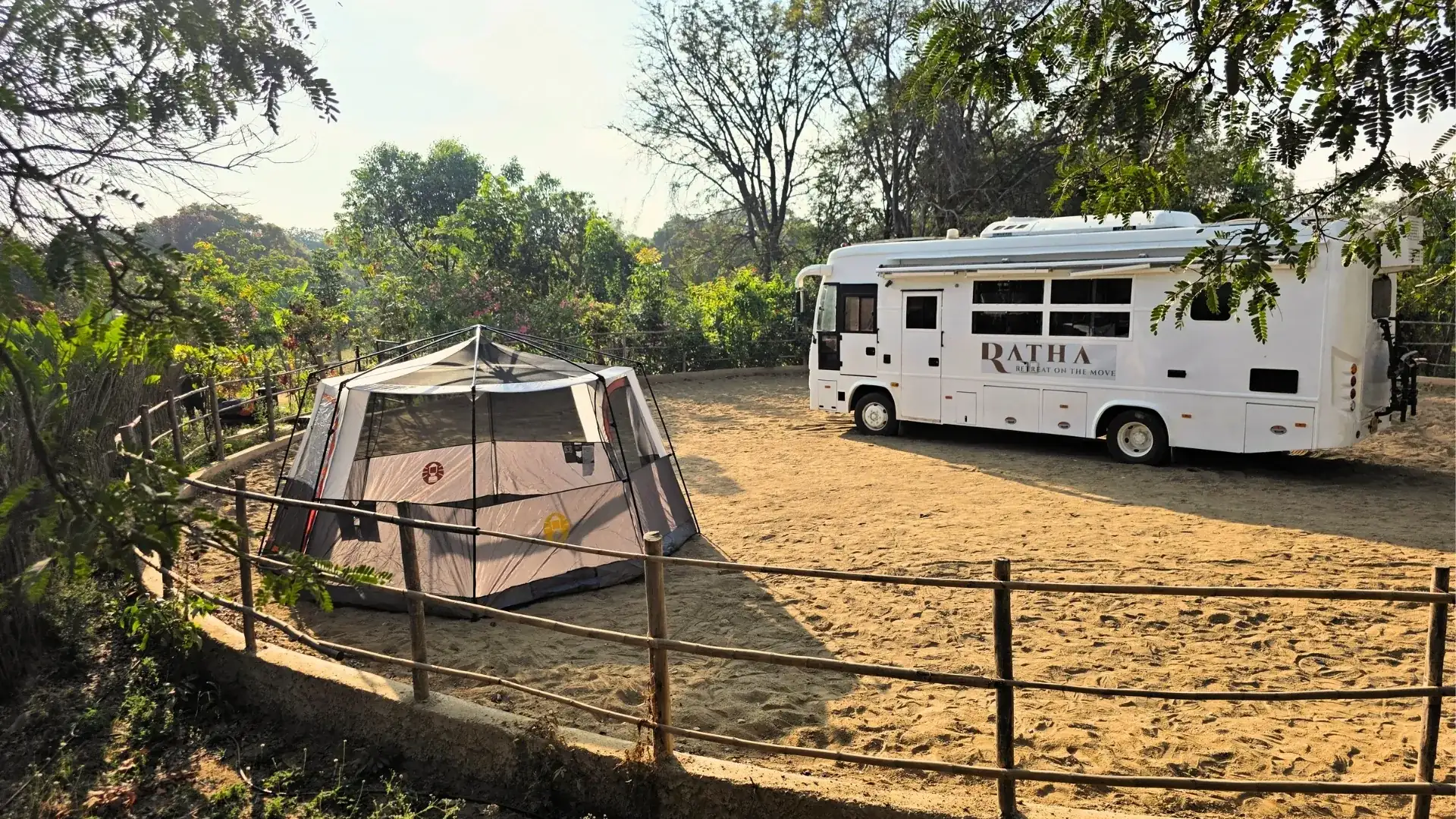 caravan on rent in bangalore — Ratha Retreat on the Move by Jade Hospitainment
